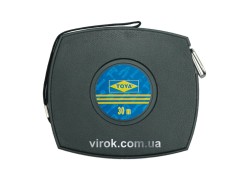 Рулетка мірна стрічка сталeва VOREL : L= 50 м х 10 мм [10/30]