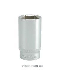 Головка торцева 6-гранна YATO : подовжена, квадрат 1/2