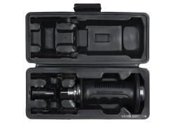 Викрутка реверсивна ударна YATO : L= 175, тріщатка, 6 насадок, CrV [Футляр] [8/16]