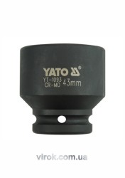 Головка торцева ударна 6-гранна YATO : квадрат 3/4