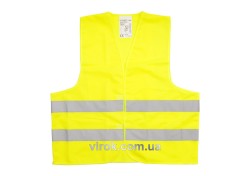 Жилет сигнальний VOREL жовтий, розм. XXXL [100]