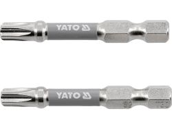 Насадка викруткова YATO TORX T30 х 50 мм. HEX 1/4", покрита нікелем, 2 шт.[10]