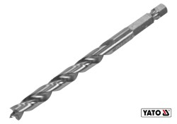 Свердло по дереву YATO : Ø7 x 90/55 мм, хвостовик- HEX 1/4