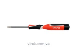 Викрутка плоска прецизійна YATO : шліц SL1.4 x 50 мм [50/400]
