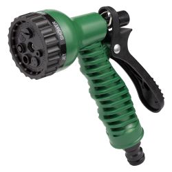 Набір для поливу пістолет-розпилювач 7 режимів, 2 конектори ½" + адаптер ½-¾" (ABS) GRAD (5012525)