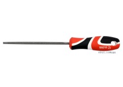 Напильник по металу YATO, круглий l=150 мм, #1 [20/80]