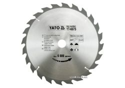 Диск пиляльний победітовий по дереву YATO: 300х30x3.2x2.2 мм, 24 зубці, R.P.M до 6000 1/хв [10]