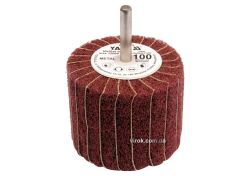 Круг пелюстковий шліфувальний YATO : подовжений Ø=60 мм, К60, шпиндель Ø= 6 мм, H= 50 мм [10/60]