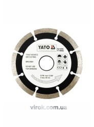 Диск алмазний сегмент YATO : 