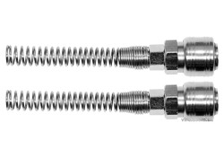 Швидкоз'єднувальна муфта YATO з пружиною, до шлангу Ø=6х10 мм, 2 шт. [6/60]