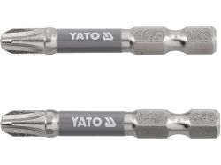 Насадка викруткова YATO PH3 х 50мм. HEX 1/4", покрита нікелем, 2шт.[10]