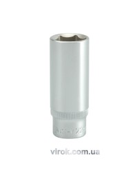 Головка торцева 6-гранна YATO : подовжена, квадрат 1/2