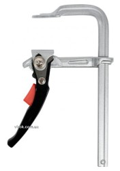 Струбцина з важільним затискачем, стальна, тип 