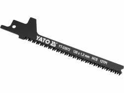 Полотно по дереву до шаблевої пили HCS YATO: кривий різ, 120x 23,7 мм, t=1,2мм, 12 зубів/1