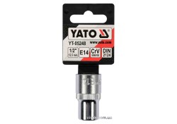 Головка торцева YATO : TORX E14, квадрат 1/2
