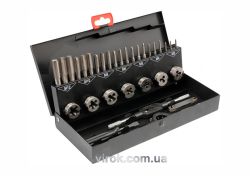 Мітчики і плашки YATO М3-М12, Набір 32 шт. [10]