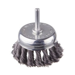 Щітка чашкова 75 мм для дриля, 1/4