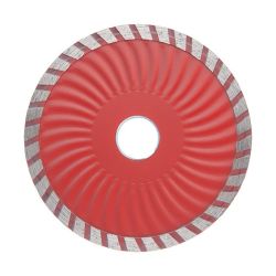 Диск відрізний по каменю TURBO алмазний, 115мм, 22-24% INTERTOOL CT-2006