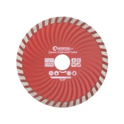 Диск відрізний по каменю TURBO алмазний, 125мм, 22-24% INTERTOOL CT-2007