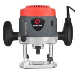 Фрезер, 1200 Вт, 8000-28000 об/хв., цанга 6/8 мм, макс глибина 52 мм INTERTOOL DT-0950