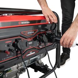 Генератор бензиновий 7/7,5 кВт, електро+ручний старт, мідна обмотка, STORM INTERTOOL DT-1175