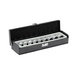 Набір голівок TORX 9 шт, E10-E24, 1/2