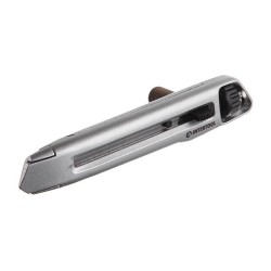 Ніж сегментний 18 мм, металевий, посилений, гвинтова фіксація INTERTOOL HT-0512