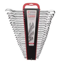 Набір ключів комбінованих 25 од., 6-32 мм, Cr-V INTERTOOL HT-1205