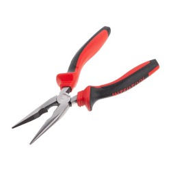 Довгогубці прямі 180 мм, 40CrV, фосфатовані, поліровані INTERTOOL NT-0138