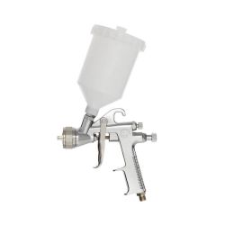 Фарбопульт пневматичний HP, форсунка 1,4 мм, верхній пластиковий бачок 600 мл, 5 бар INTERTOOL PT-0111