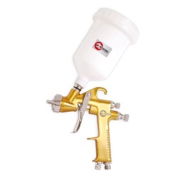 Фарбопульт пневматичний HP, форсунка 1.5 мм, верхній пластиковий бачок 600 мл, 5 бар INTERTOOL PT-0113
