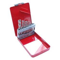 Набір свердел по металу HSS, 13 шт (1.5 - 6.5), полірована сталь INTERTOOL SD-0113