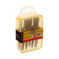 Комплек насадок до викруток PH1/SL5 мм 4 в 1 (10 од./упак.) INTERTOOL VT-0061