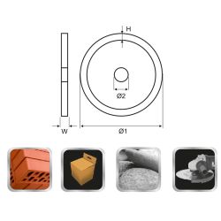 Круг алмазний 110мм сегментний шліфувальний (1 ряд) SIGMA (1912011)